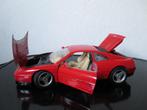 mooie Ferrari 348  uit 1989  modelauto, Hobby en Vrije tijd, Modelauto's | 1:18, Gebruikt, Ophalen of Verzenden, Bburago