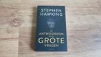 Stephen Hawking - De Antwoorden Op De Grote Vragen, Ophalen of Verzenden, Zo goed als nieuw, Stephen Hawking, Overige wetenschappen