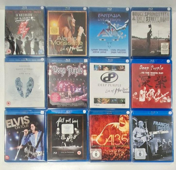 Muziek / Concert Blu-ray verzameling, Cd's en Dvd's, Blu-ray, Zo goed als nieuw, Muziek en Concerten, Ophalen of Verzenden