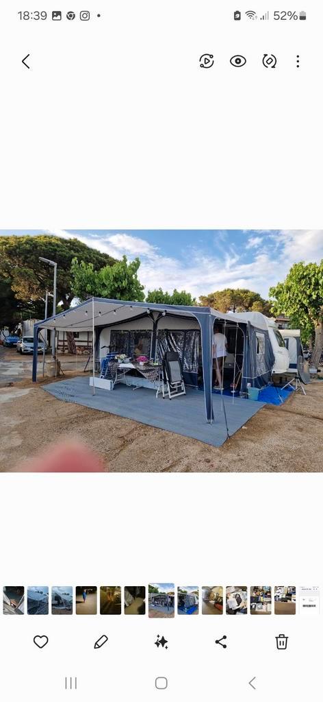 voortent plus luifel isabella, Caravans en Kamperen, Tenten, Zo goed als nieuw, Ophalen