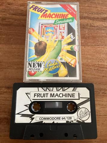 Commodore 64 spel Fruit Machine simulator op cassette beschikbaar voor biedingen