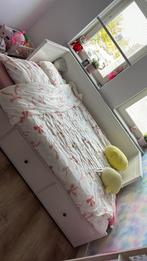 Ikea bed hemnes uitschuifbaar, Huis en Inrichting, Slaapkamer | Bedden, Ophalen, Gebruikt, Wit, Tweepersoons