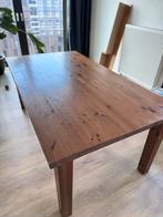 Wood Dinning table, Huis en Inrichting, Ophalen, Zo goed als nieuw, Rechthoekig, 50 tot 100 cm