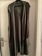 groen flufy vest mt  48/50, Kleding | Dames, Grote Maten, Ophalen of Verzenden, Zo goed als nieuw, Groen, Trui of Vest