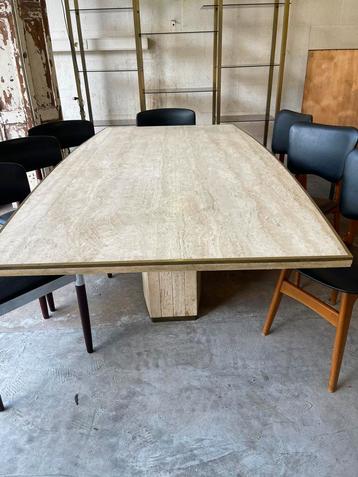 Willy Rizzo travertine Italiaanse marmer beschikbaar voor biedingen