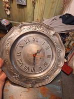 Vintage antieke tinnen klok, Verzamelen, Scheepvaart, Ophalen of Verzenden, Gebruikt, Motorboot of Zeilboot
