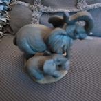 Diverse beelden olifanten  ,hout en steen, Ophalen of Verzenden, Gebruikt