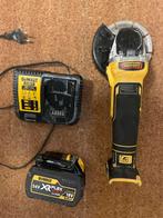 DeWalt 18V XR Brushless model DCG405 +  DeWALT XRACCU, Ophalen of Verzenden, Zo goed als nieuw