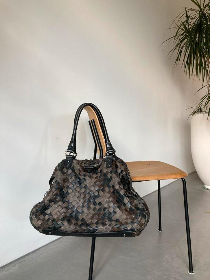 Adax Maanii leren handtas in zeer goede staat, Sieraden, Tassen en Uiterlijk, Tassen | Damestassen, Zo goed als nieuw, Handtas