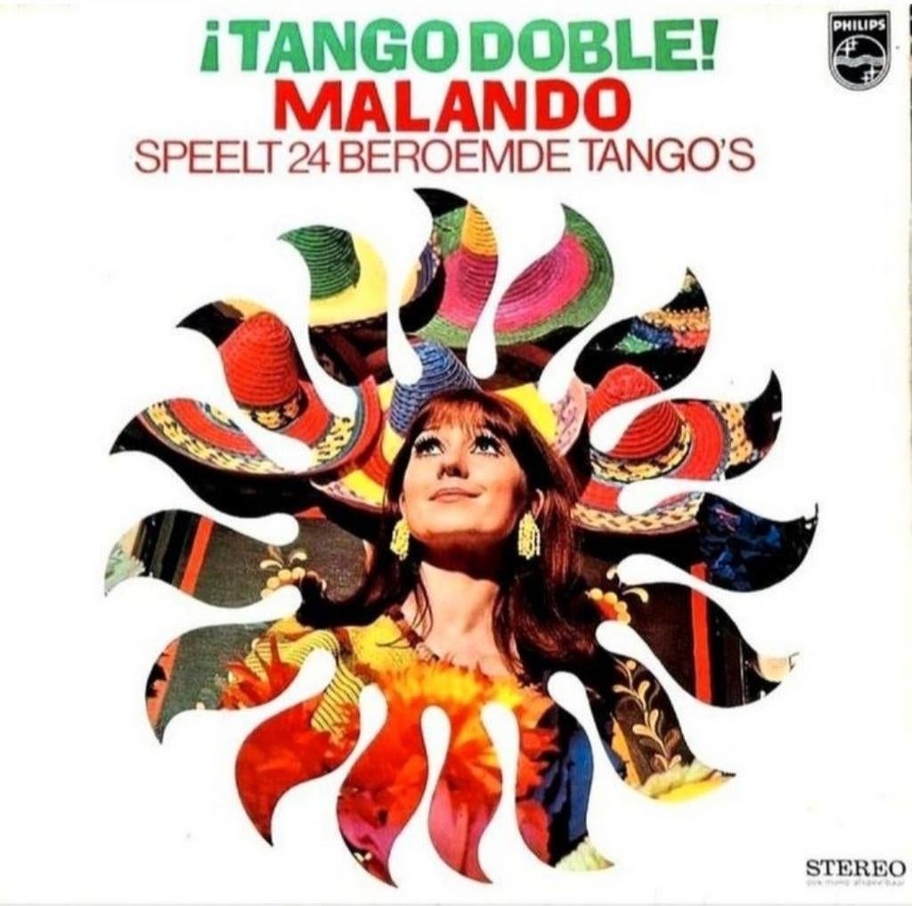2-LP  MALANDO ORKEST - Tango Doble/24 Beroemde Tango's, Cd's en Dvd's, Vinyl | Overige Vinyl, Ophalen of Verzenden, Gebruikt, 12 inch