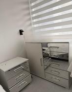 Slaapkamer set ladekast, nachtkastjes en kledingkast spiegel, Ophalen, Gebruikt, 65 cm of meer, 70 cm of meer