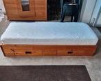 Bed met 2 lades, Huis en Inrichting, Slaapkamer | Bedden, Ophalen, Eenpersoons, Wit, Zo goed als nieuw