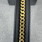 Gouden Armband | 18k | 18,34g | Gourmet | 21cm | 388651, Ophalen of Verzenden, Gebruikt, Goud, Goud