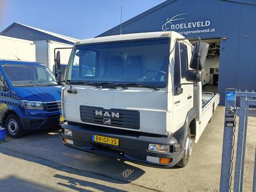 MAN L2000 OPRIJTRUCK AUTOTRANSPORTER, OPRIJWAGEN AUTOAMBULAN, Auto's, Vrachtwagens, MAN, Diesel, Euro 3, Geïmporteerd, BTW verrekenbaar