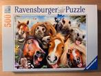 Ravensburger Selfies Horsing Rond Legpuzzel (500 Stukjes)  I, Gebruikt, Ophalen of Verzenden, 500 t/m 1500 stukjes, Legpuzzel