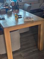 Eetkamer tafel, Gebruikt, Teakhout, Vijf personen of meer, 150 tot 200 cm