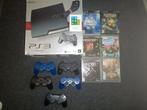 PlayStation3 320GB, Spelcomputers en Games, Spelcomputers | Sony PlayStation 3, Ophalen, 320 GB, Met 3 controllers of meer, Slim