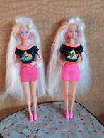2x Barbie Glitter Hair jaren 90, Verzamelen, Ophalen of Verzenden, Gebruikt, Kleertjes