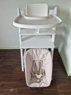 Stokke Tripp Trapp stoel compleet newborn babyset en tray, Ophalen of Verzenden, Zo goed als nieuw, Meegroeistoel, Stoelverkleiner