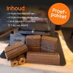 briketten proef pakket, Tuin en Terras, Haardhout, 6 m³ of meer, Ophalen of Verzenden, Overige houtsoorten