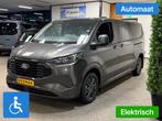 Ford Transit Custom L2H1 Rolstoelbus Automaat HYBRIDE Bodemv, Auto's, Bestelauto's, Automaat, 12 maanden, Gebruikt, Zwart