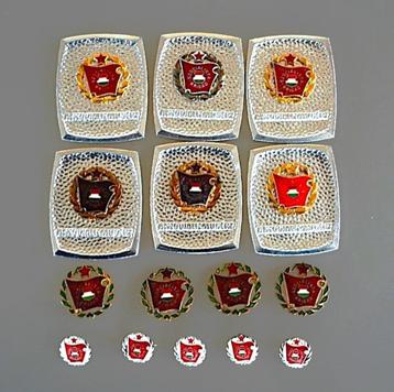 Socialistisch Plaque + Medaille + Speld Vintage beschikbaar voor biedingen