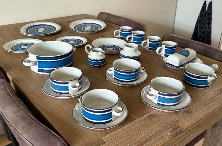 Wedgewood servies Moon Stonehenge Midwinter, Antiek en Kunst, Antiek | Servies compleet, Ophalen