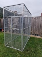 Voliere, Dieren en Toebehoren, Vogels | Hokken en Kooien, Ophalen, Gebruikt, Aluminium, Volière