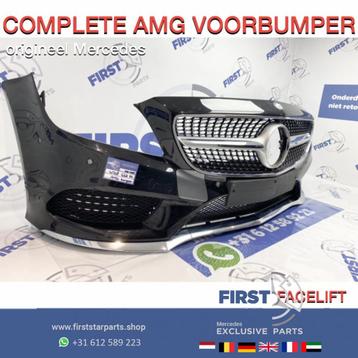 W218 FACELIFT AMG VOORBUMPER + DIAMOND GRIL ZWART origineel  beschikbaar voor biedingen