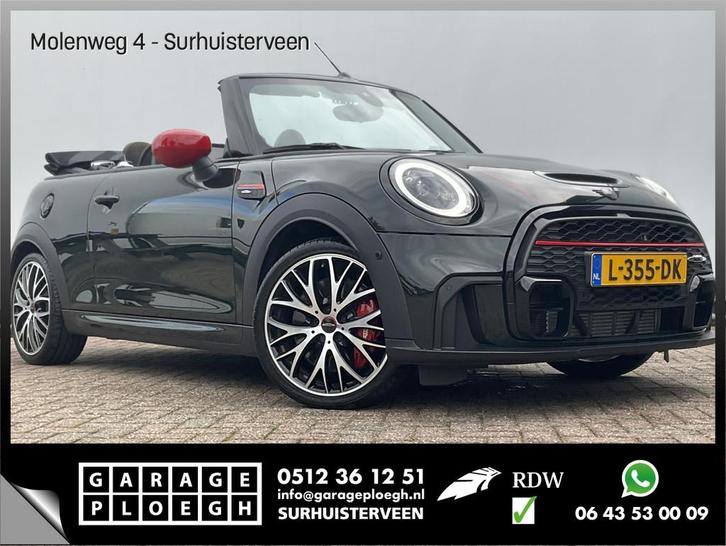 MINI Cabrio 2.0 John Cooper Works Incl.BTW Cabrio H/K Hud Ad, Auto's, Mini, Bedrijf, Te koop, Cabrio, ABS, Achteruitrijcamera