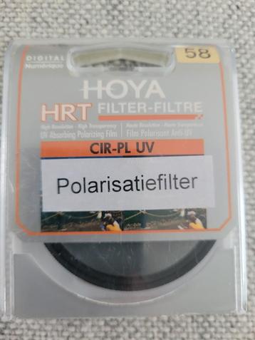 Hoya HRT CIR-PL UV Filter 58mm - 100% nette staat beschikbaar voor biedingen