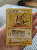 Raichu Fossil 1st Edition, Ophalen of Verzenden, Gebruikt, Losse kaart