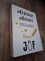 Bedankt Juf Cadeau, Ophalen of Verzenden