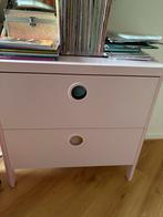Roze kastje busunge met 2 Lades, Huis en Inrichting, Ophalen, Gebruikt, 1 of 2 laden, Minder dan 25 cm