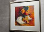 Zeefdruk Kippen 2001 van Gerda Elfring, Antiek en Kunst, Kunst | Litho's en Zeefdrukken, Ophalen