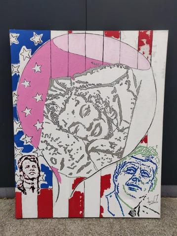 Schilderij J.F. Kennedy beschikbaar voor biedingen