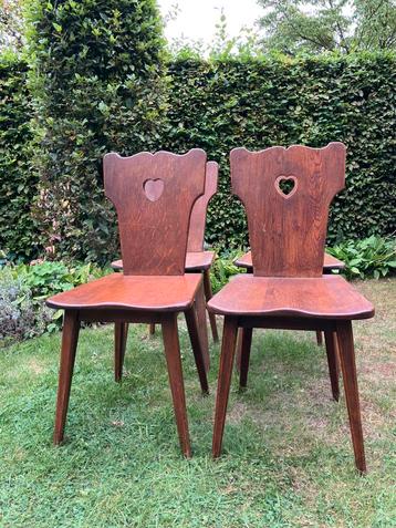 Vintage brutalist stoel (4 stuks) beschikbaar voor biedingen