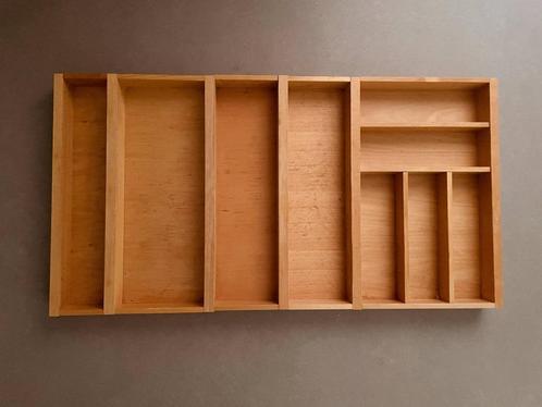 besteklade indeling massief beukenhout Häcker, Huis en Inrichting, Keuken | Bestek, Gebruikt, Hout, Ophalen of Verzenden