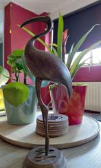Vintage Messing kraanvogel (1 gebroken poot), Ophalen