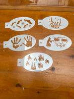 Halloween Schmink Sjablonen - Glitter Tattoo, Ophalen of Verzenden, Nieuw, Halloween of Griezel