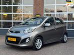 Kia Picanto 1.2 CVVT Plus Pack Automaat NL auto, Navi, led,, Euro 5, Gebruikt, Zwart, 4 cilinders