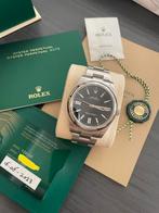 Rolex oyster perpetual | 41 MM | zwarte plaat |, Sieraden, Tassen en Uiterlijk, Nieuw, Staal, Ophalen of Verzenden, Rolex