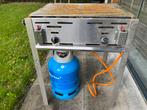 Gas bbq met gasfles, Tuin en Terras, Ophalen, Gebruikt