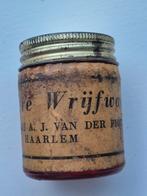 Wrijfwas potje Drogisterij A.J.van der Pigge Haarlem, Ophalen of Verzenden, Gebruikt, Overige typen