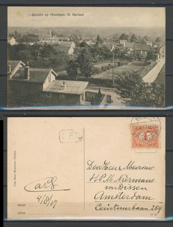 Houthem St. Gerlach 1917 Gezicht op Ansichtkaart 919 jdu beschikbaar voor biedingen