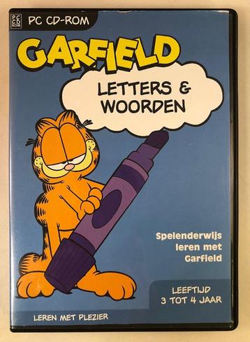 PC CD-ROM Garfield - Letters & woorden - Spelenderwijs leren beschikbaar voor biedingen