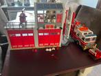 Playmobile brandweerkazerne, Kinderen en Baby's, Speelgoed | Playmobil, Ophalen of Verzenden, Zo goed als nieuw