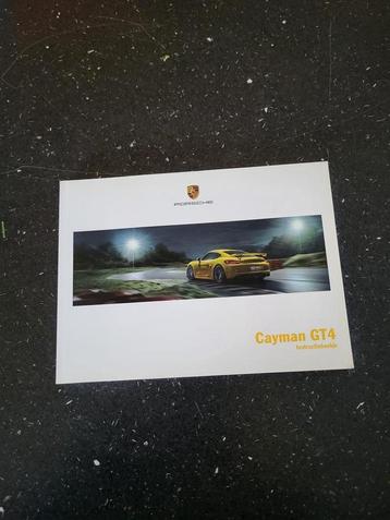 folder Porsche Cayman gt4