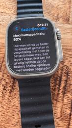 Iwatch ultra apple watch, Sieraden, Tassen en Uiterlijk, Smartwatches, Ophalen of Verzenden, Zo goed als nieuw, Zwart, IOS