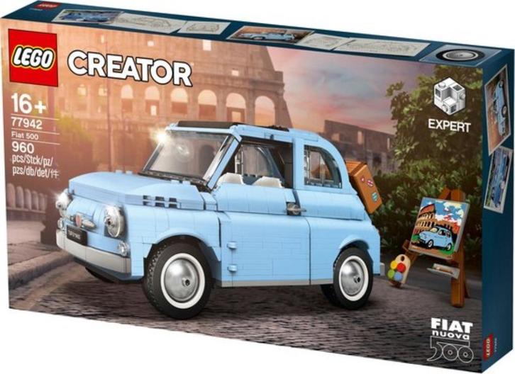 LEGO Creator Expert Fiat 500 light blue- 77942, Kinderen en Baby's, Speelgoed | Duplo en Lego, Nieuw, Lego, Complete set, Ophalen of Verzenden